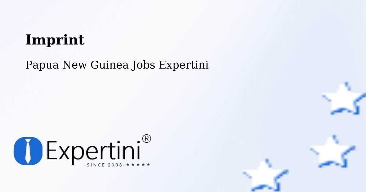 Imprint – Madang - Papua New Guinea Jobs Expertini