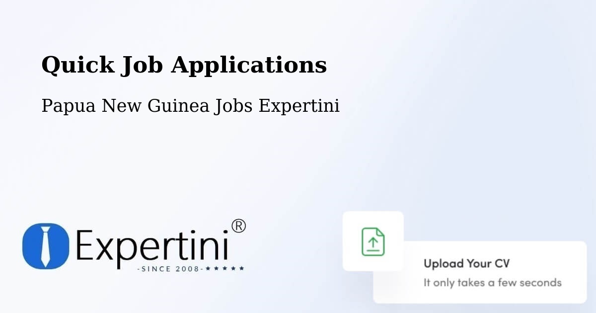 Quick Apply Feature – Madang - Papua New Guinea Jobs Expertini
